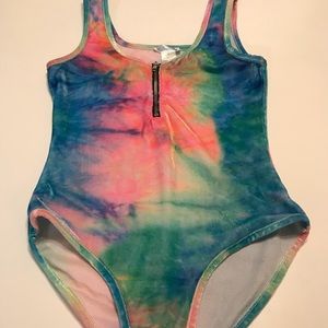 Tie dye body suit